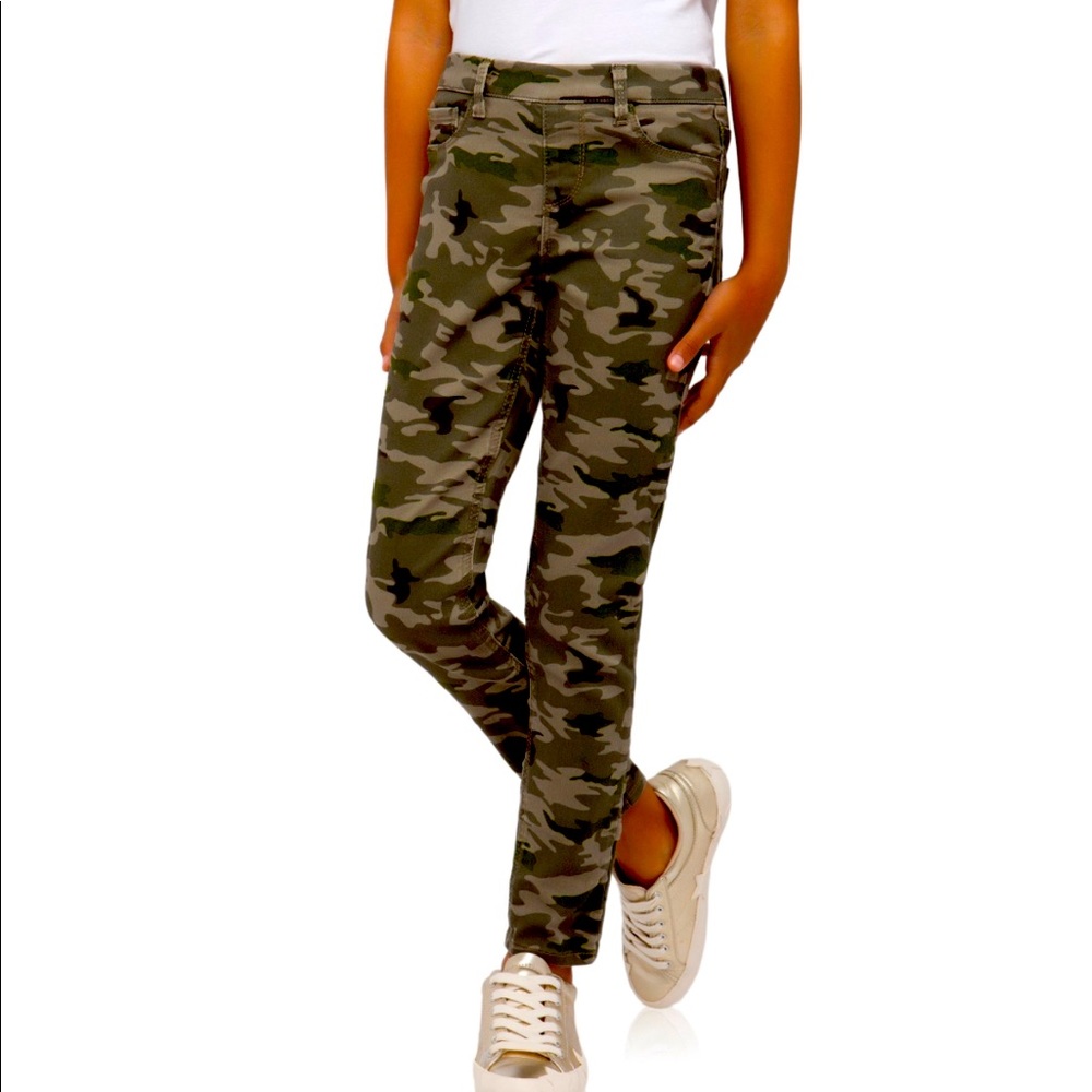 Wonder Nation Girls Camo Print Pull-on Jeggings